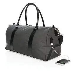 Vikend torba sa USB A izlazom P707.05 black-2