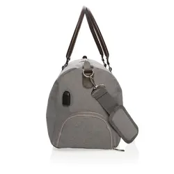 Vikend torba sa USB A izlazom P707.05 grey-7