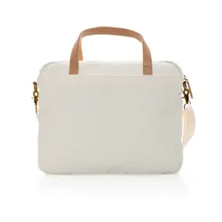 Torba za laptop od recikliranog platna Impact AWARE™ P760.23 off white-5