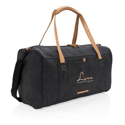 Platnena putna/vikend torba P762.47 black-3