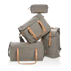 Platnena putna/vikend torba P762.47 grey-9