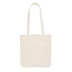 Vrećica za kupovinu od recikliranog pamuka 330 g/m² Impact AWARE™ P762.54 off white-4