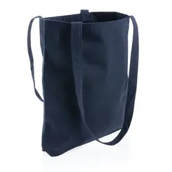 Vrećica za kupovinu od recikliranog pamuka 330 g/m² Impact AWARE™ P762.54 navy-6