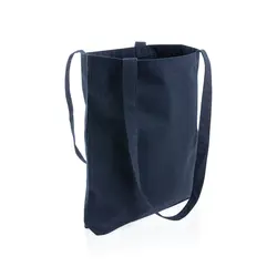 Vrećica za kupovinu od recikliranog pamuka 330 g/m² Impact AWARE™ P762.54 navy-7