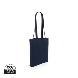 Vrećica za kupovinu od recikliranog pamuka 330 g/m² Impact AWARE™ P762.54 navy-1