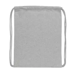 Ruksak s vezicama od recikliranog pamuka 145 g P762.63 grey-2