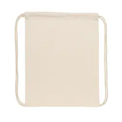 Ruksak s vezicama od recikliranog pamuka 145 g P762.63 off white-2