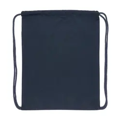 Ruksak s vezicama od recikliranog pamuka 145 g P762.63 navy-2