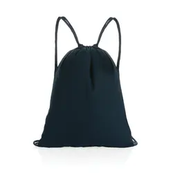 Ruksak s vezicama od recikliranog pamuka 145 g P762.63 navy-4