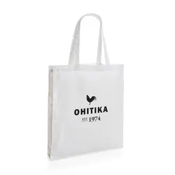 Torba od recikliranog pamuka s dnom 145 g Impact AWARE™ P762.64 white-3