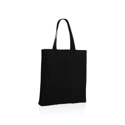 Torba od recikliranog pamuka s dnom 145 g Impact AWARE™ P762.64 black-1