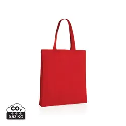 Torba od recikliranog pamuka s dnom 145 g Impact AWARE™ P762.64 red-7