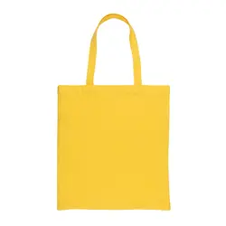Torba od recikliranog pamuka s dnom 145 g Impact AWARE™ P762.64 yellow-2