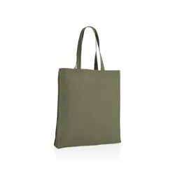 Torba od recikliranog pamuka s dnom 145 g Impact AWARE™ P762.64 green-1