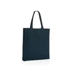 Torba od recikliranog pamuka s dnom 145 g Impact AWARE™ P762.64 navy-1