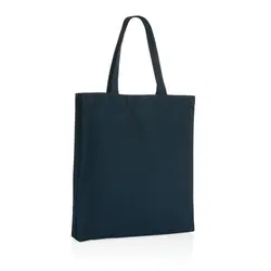Torba od recikliranog pamuka s dnom 145 g Impact AWARE™ P762.64 navy-4