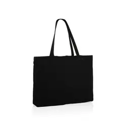 Vrećica za kupovinu od recikliranog pamuka 145 g Impact AWARE™ P762.65 black-1
