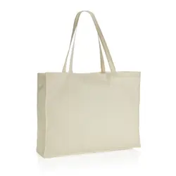 Vrećica za kupovinu od recikliranog pamuka 145 g Impact AWARE™ P762.65 off white-4