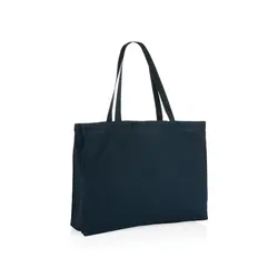 Vrećica za kupovinu od recikliranog pamuka 145 g Impact AWARE™ P762.65 navy-1