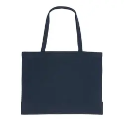 Vrećica za kupovinu od recikliranog pamuka 145 g Impact AWARE™ P762.65 navy-2