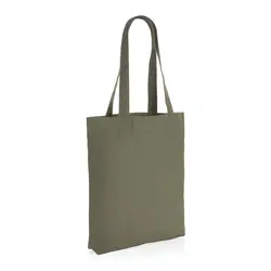 Vrećica za kupovinu od recikliranog platna Impact AWARE™ 285 gsm P762.93 green-1