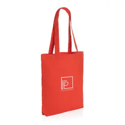 Torba od recikliranog platna Impact Aware P762.94 luscious red-3