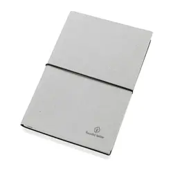 Rokovnik A5 od reciklirane kože P772.21 light grey-2