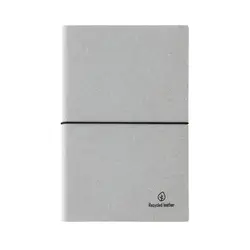 Rokovnik A5 od reciklirane kože P772.21 light grey-5