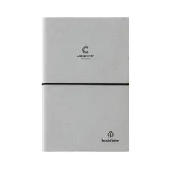Rokovnik A5 od reciklirane kože P772.21 light grey-3