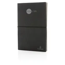 Rokovnik A5 od reciklirane kože P772.21 grey-3