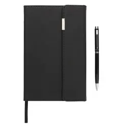 Rokovnik A5 i kemijska olovka Swiss peak P772.92 black-5