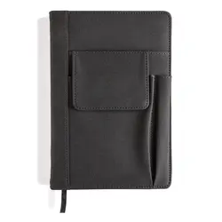 Omot za rokovnik s džepom za mobitel P773.07 black-7