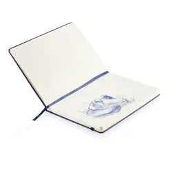 Rokovnik A5 tvrdi uvez PU Deluxe P773.42 navy-5