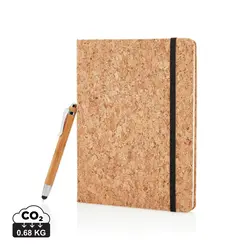 Rokovnik A5 s olovkom od bambusa P773.77 brown-0