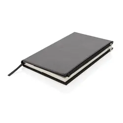 Rokovnik A5 PU s džepom na patentni zatvarač Swiss Peak P774.14 black-2