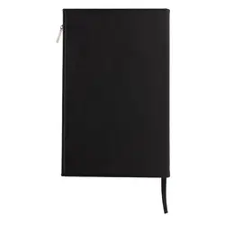 Rokovnik A5 PU s džepom na patentni zatvarač Swiss Peak P774.14 black-4