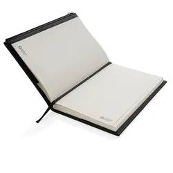 Rokovnik A5 PU s džepom na patentni zatvarač Swiss Peak P774.14 black-5