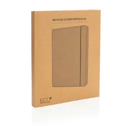 Mapa za dokumente A4 od reciklirane kože P774.19 grey-9