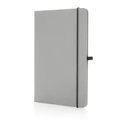 Rokovnik od reciklirane kože tvrdog uveza A5 P774.20 light grey-1