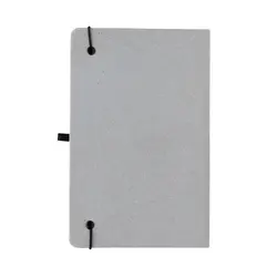 Rokovnik od reciklirane kože tvrdog uveza A5 P774.20 light grey-6