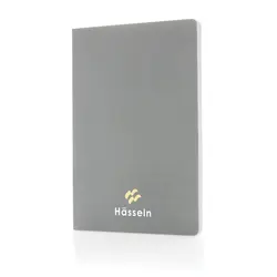 Rokovnik s mekim uvezom od kamenog papira A5 Impact P774.21 grey-3