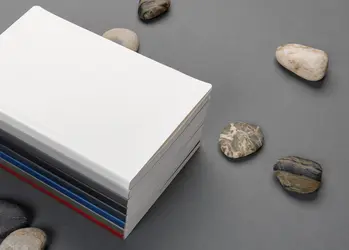 Rokovnik s mekim uvezom od kamenog papira A5 Impact P774.21 grey-7