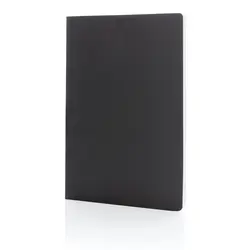 Rokovnik s mekim uvezom od kamenog papira A5 Impact P774.21 black-1