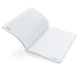 Rokovnik s mekim uvezom od kamenog papira A5 Impact P774.21 white-6
