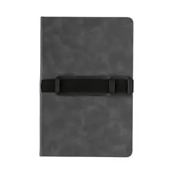 Rokovnik A5 s držačem za mobitel i olovkom tvrdi uvez PU Deluxe P774.23 grey-7