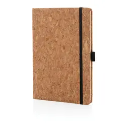 Rokovnik s tvrdim koricama od pluta A5 P774.24 brown-1