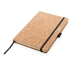 Rokovnik s tvrdim koricama od pluta A5 P774.24 brown-2