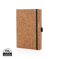 Rokovnik s tvrdim koricama od pluta A5 P774.24 brown-0