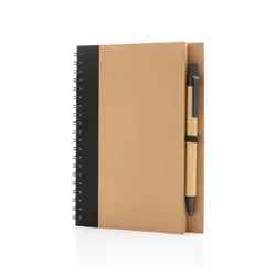 Rokovnik s olovkom Kraft spiralni P774.26 black-1