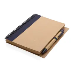 Rokovnik s olovkom Kraft spiralni P774.26 blue-2